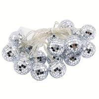 Luz De Espejo LED En Cadena 1 Pack Luz De Fiesta Disco Navidad Color Calido Luces De Espejo Para Barra De Fiesta - details 1