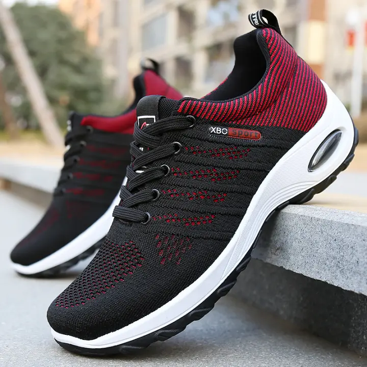 Zapatos Flyweave para hombre, zapatos casuales de primavera para exteriores, zapatos deportivos de malla transpirable para hombre - 1