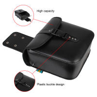 Bolsa De Tanque Para Motocicleta Viaje Almacenamiento De Herramientas Luggage Saddle Bag De Cuero PU Bolsa De Banda Motor - details 8