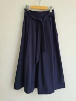 Falda Midi A-Line Elegante De Cintura Alta Para Mujer REALEFT Con Bolsillos Estilo Coreano Casual Suelta Y Solidaria Con Cinturón - details 42