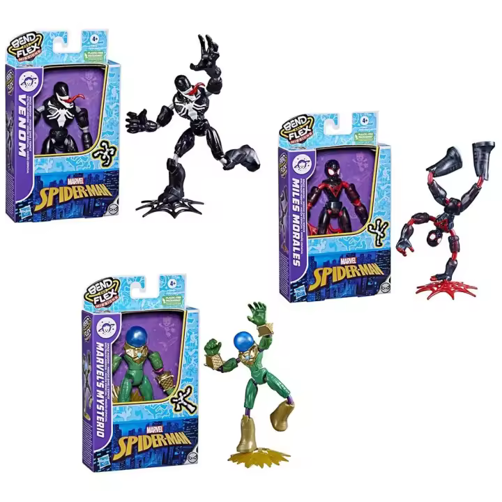 Avengers Figura Dobla Y Flexiona Misiones Spiderman 15 Cm - 1