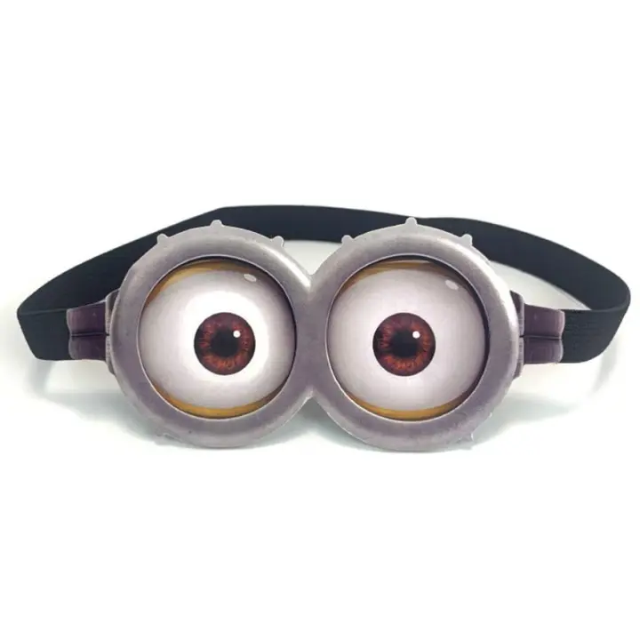 Complemento Antifaz Con Forma De Gafas De Minions Con Goma Para Sujetar. #1 UNIDAD #Partilandia. - 1