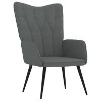 Sillón de relax de tela Gris claro, Gris oscuro, Crema Sillon Dormitorio Sillon Comodos Silla Relax Sillón Sofá - details 2