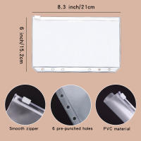Cuaderno Organizador A6 Con 12 Sobres De Efectivo Y Funda De Cuero PU Colorido Incluida En El Paquete - details 5