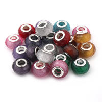 Lote De 20 Piezas De Cuentas De Resina Facetadas 14mm Con Agujero Grande Para Joyería DIY Pulseras Collares Encantos Accesorios - details 8