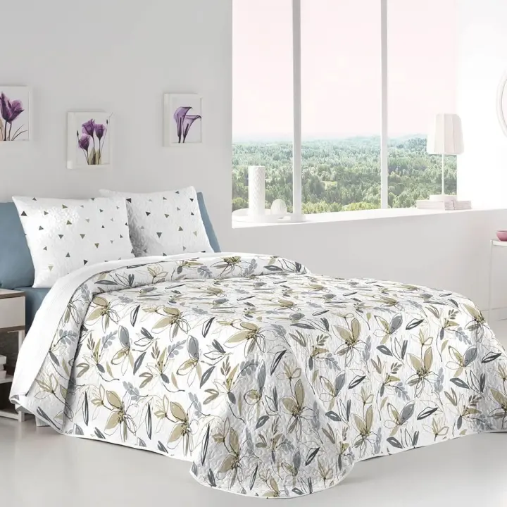 COLCHA REVERSIBLE  BOUTI MALU COLOR NATURAL FUN&DECO CAMA 135 - 1
