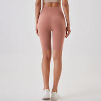 Shorts De Yoga Para Mujer Cintura Alta Transpirables Suaves Y Tensos Leggings De Gimnasio Cortos De Ciclismo Deportivos - details 94