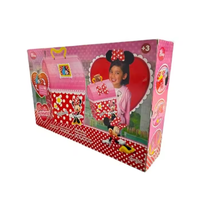 DISNEY - Juguete I Love Minnie - Casa Maletín con Accesorios - Alta Calidad - Regalo Original - Mayores de 3 Años - Famosa - 1