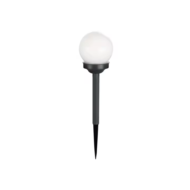 Mediawave tienda solar recarga lámpara bola 15cm al aire libre plantado piquete para jardín - 1