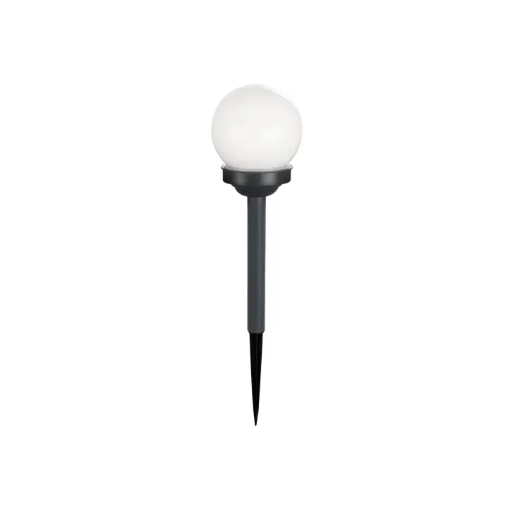 Mediawave tienda solar recarga lámpara bola 15cm al aire libre plantado piquete para jardín - 1