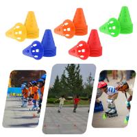 Conos Coloridos De 8cm Para Patinaje Y Fútbol Marcador De Entrenamiento De Agilidad En Carretera Y Gimnasio - details 0