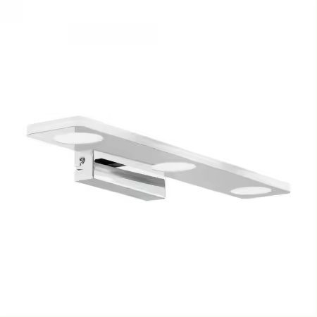 Aplique de Pared para Baño LED Eglo Cabus Cromo Luz Cálida 13W - 1