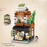 Bloques De Construcción Miniatura Estilo Callejero Japonés DIY Juguetes De Modelado Decoración De Hogar Regalos Para Navidad Y Acción De Gracias - details 4