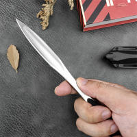 Navaja Multiusos Militar De Sobrevivencia Para Camping Y Caza Con Hoja De Acero 440c Y Mango De Goma Herramienta Portátil Para Hombres Regalo Práctico Para Aventura Al Aire Libre - details 4