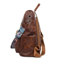 Mochila 3 en 1 para mujer, bolso de hombro femenino, Vintage, de cuero suave, Mochila de viaje de lujo para niña - details 15