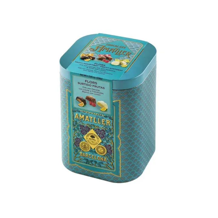Chocolate Amatller Surtido Flores de Frutas 108gr. - 1
