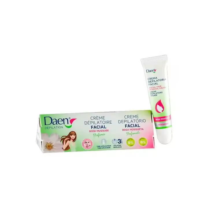 Daen Crema depilatoria Facial Rosa Mosqueta 15 ml     【ROUA】 - 1