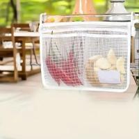 Organizador De Puerta De Nevera 1pc Bolsa De Malla Colgante Para Almacenamiento De Cocina Material De Poliéster - details 2