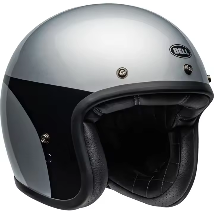 Bell Casco Jet Custom 500 Plateado Adulto - 1