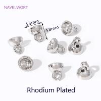 Conector De Bracelete De Perla De 4.5/6MM En Latón Galvanizado De 18K Con Anillo Para Accesorios De Joyería DIY - details 20