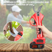 30mm Podadora eléctrica inalámbrica de 21V, tijeras de podar eficientes para árboles frutales, bonsái, 600W,cortador de ramas, herramienta de paisajismo - details 3