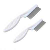 Peine De Acero Inoxidable Para Perros Y Gatos Cepillo De Aseo Para Mascotas Herramienta De Pelaje Y Pulgas Ideal Para Baño Y Limpieza - details 9