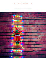 Iluminación De Escalera De Santa LED Para Jardín Y Árbol De Navidad Decoración Exterior E Interior Regalo De Navidad - details 8