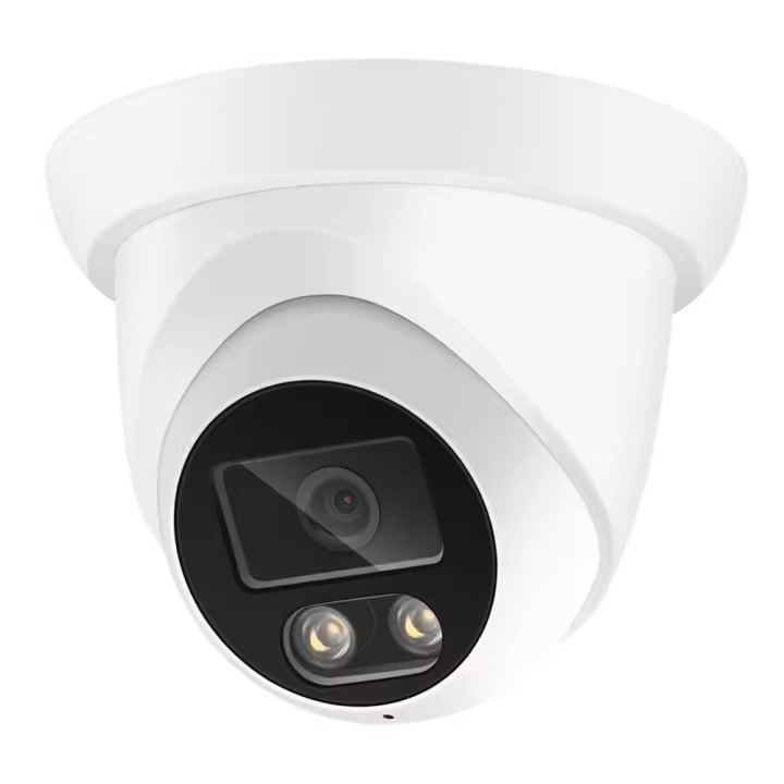 Cámara IP 8MP 4K Exterior Con Detección De Rostros Y Luz Dual H.265 Onvif CCTV Domed Metal POE Vigilancia Seguridad RTSP Para Interior Y Exterior - 1