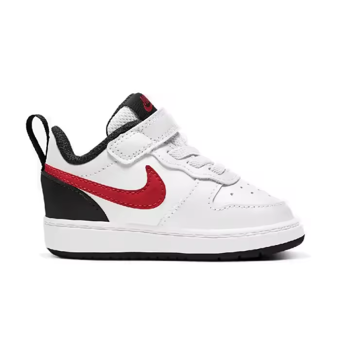 NIKE COURT BOROUGH LOW 2 TDV BLANCO/ROJO 110 - 1