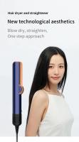 Plancha de pelo y secador de pelo 2 en 1, plancha plana de iones negativos, herramienta de peinado para menos Frizz, cabello más brillante y más suave - details 0