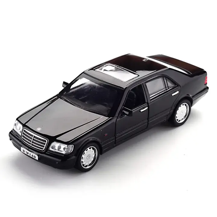 Coche De Modelado De Aleación S-W140 1/32 Con Función Retroceso Luz Y Sonido Vehículo De Simulación Alta Para Niños Regalo Para Niño - 1