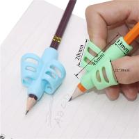 Porta Lápices De Silicona Para Niños 2/4 Piezas Corrección De Postura De Escritura Práctico Y Divertido Para Estudiantes - details 4