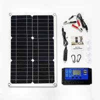 Panel Solar Portátil 500W 12V Con Puerto USB 5V Impermeable Para Carga De Batería Y Teléfono Móvil En Camping Al Aire Libre - details 2