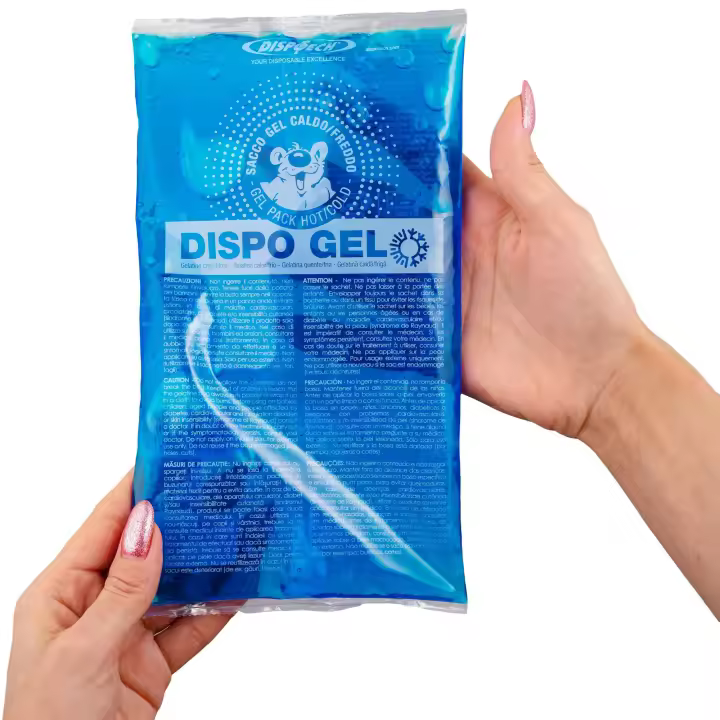 Dispotech - Bolsa de Gel- Frio y Calor - Golpes Dolores - Apto para micro y nevera - 1