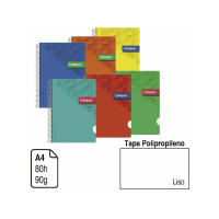 BLOC ESPIRAL CAMPUS ORIGINAL TAMAÑO A4 TAPA POLIPROPILENO PLASTICO FUERTE 80 HOJAS. 90 G CUADERNO DE ANILLAS CUADRÍCULA 5 MM/ 4 MM/  3 MM/ DOBLE RAYA 3,5 MM/DOBLE RAYA 2,5 MM/HORIZONTAL/LISO PACK DE 6 UNIDADES GRAN CALIDAD PARA DURAR TODO EL CURSO - details 7