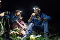 Lámpara De Cara Ultra-Ligera De 1200 Lumen LED Recargable Con Luz Blanca Roja 2 Pack Impermeable Con Movimiento Para Camping Pesca Al Atardecer Reparación - details 11