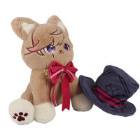 Juguete De Peluche Lindo Lyney Meow De 28 Cm Genshin Impact Juguete De Peluche De Peluche Corto Relleno De Algodón PP Para Niños Regalo De Cumpleaños - details 3