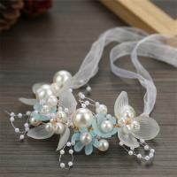Diadema De Boda Bohemia Para Niñas Adorno De Cabello Con Perlas Y Flores Guirnalda De Novia Aro De Cabeza Joyería De Pelo Regalos Para Niños Estilo Moda Primavera Verano - details 28