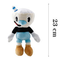 Muñeco De Peluche Cuphead Estilo 13 Mugman El Calice Juguetes De Peluche Suaves Para Niños Regalo De Cumpleaños Y Navidad - details 1