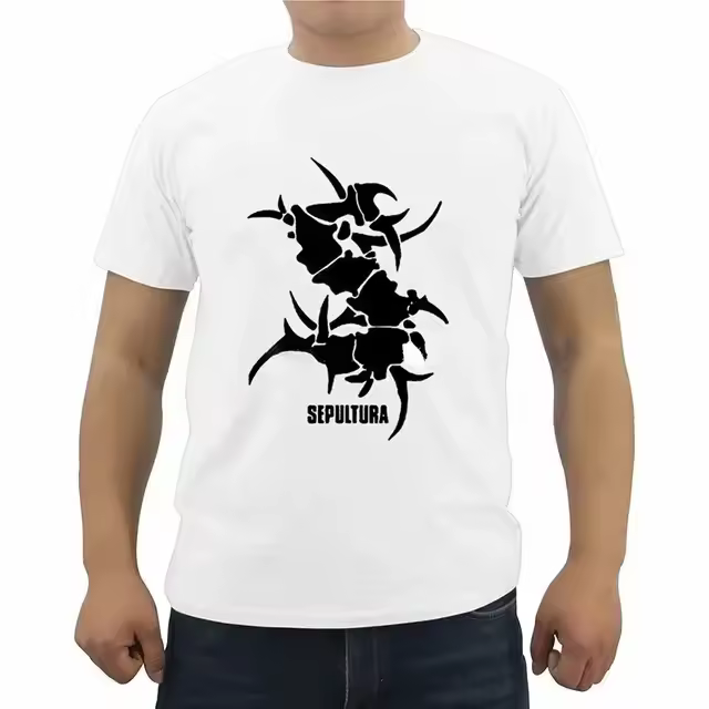 Camiseta Vintage Para Hombres 2024 SEPULTURA ROOTS 30 Años METAL CAVALERA Estilo Hip Hop Manga Corta Impresión Transpirable Ligera Secado Rápido Protección Solar Elástica Sostenible - 1