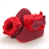 Nuevos Zapatos Para Bebé Recién Nacidos Antideslizantes Con Lazo Cómodo Y Atractivos De Corduroy Y Algodón Para Primavera Invierno Protección Del Piso Con Cierre De Cremallera - details 18