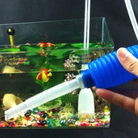 Sifón De Vacío Para Acuario Tubo De Succión Para Cambio De Agua Y Filtro De Grava Herramienta Para Tanque De Peces - details 1