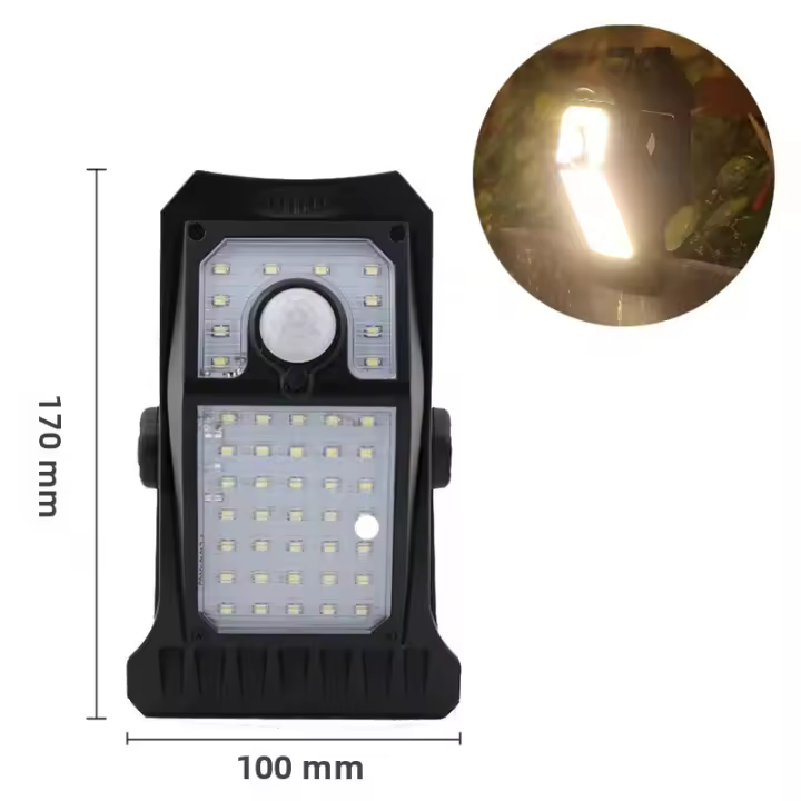 Luces Solares LED Para Jardín Impermeables Con Sensor De Movimiento Lámpara De Camping Para Valla Decoración De Paisaje Calle - 1
