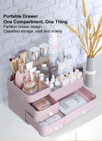 Caja De Guardado Para Maquillaje Y Cuidado De La Piel Organizador De Mesada Para Estudiantes Y Hogar Tamaño 34.8x22.5x15.2cm Plástico Moderno Y Sencillo - details 4