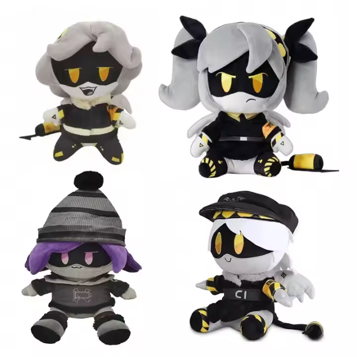 Muñeco De Peluche Anime Juego Drones Asesinos UZI Muñeco De Peluche Robot Pequeño Para Niños Juguetes Populares Para Niños Boys Y Girls Cumpleaños Regalos Tamaño 20-25cm Material Peluche PP Relleno - 1