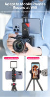 Trípode Flexible Ulanzi FT-01 Para Teléfono SLR DSLR Con Cabeza De Silla Fría Y Clip Para Smartphone Bastón Selfie - details 7