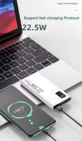 Cargador portátil de 10 000 mAh, 22,5 W, carga rápida, 2 puertos USB 3.0, tipo C, QC PD4, pantalla LED, compatible con iPhone 16/15/14/13/Pro Max y Android. - details 0