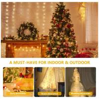 Luces De Tejado LED Cadena De Luces De Hilo De Cobre Para Navidad Y Año Nuevo Decoración De Fiesta Al Aire Libre En Casa Y Camping - details 4