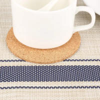 10PCS Almohadillas De Madera Natural Redondas Antideslizantes Para Taza De Té Y Café Soporte Para Bebidas Decoración De Mesa DIY Accesorios De Porcelana - details 2