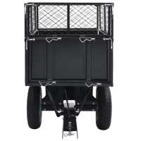 vidaXL Carro remolque inclinable de cortacésped carga de 150 kg - details 2